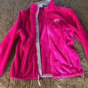 M North Face Fuzzy Jacket